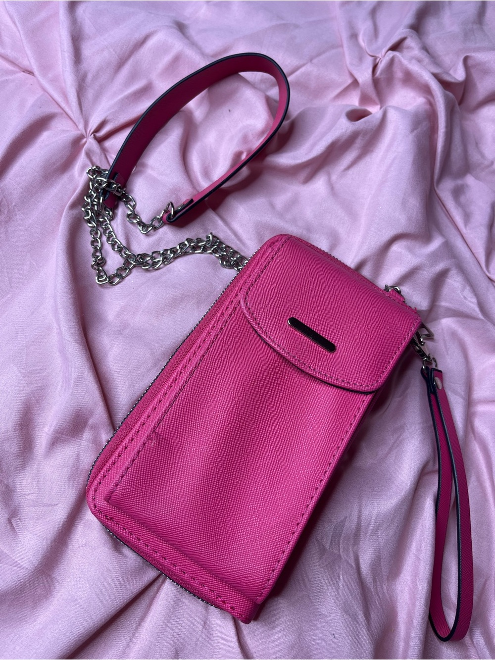 Pink Crossbody Phone Bag - Cell Phone & Accessories